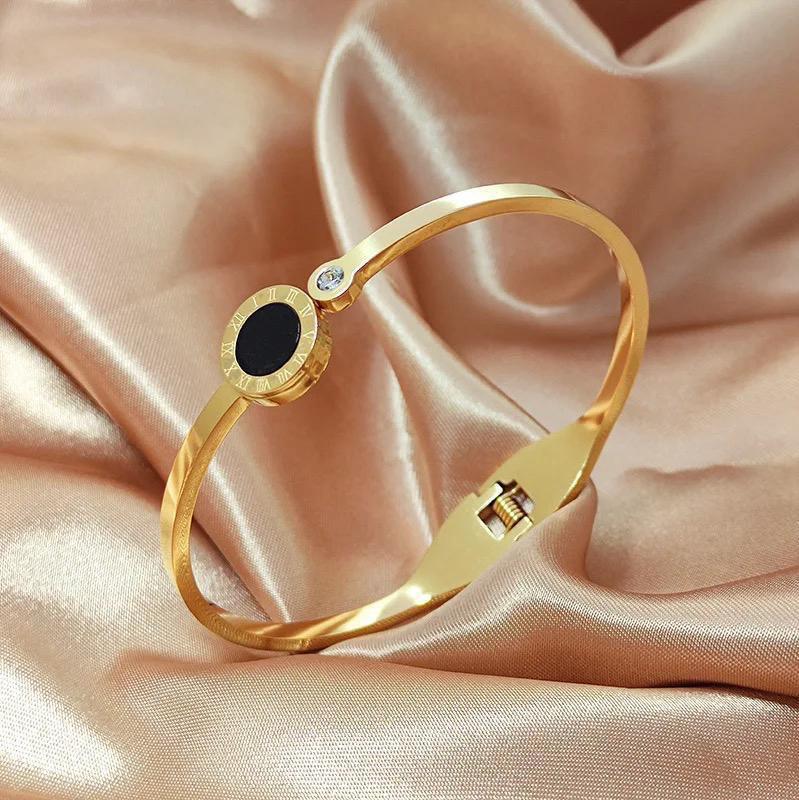 Black Dial Cuff Bracelet