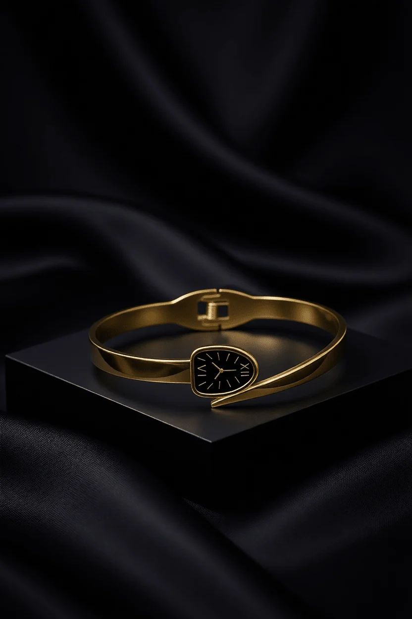 Roman Dial Watch Cuff