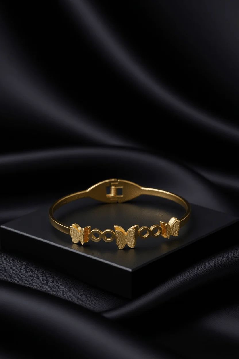 Butterfly Infinity Bangle