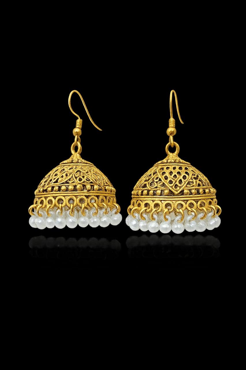 Pearl Fringe Jhumka