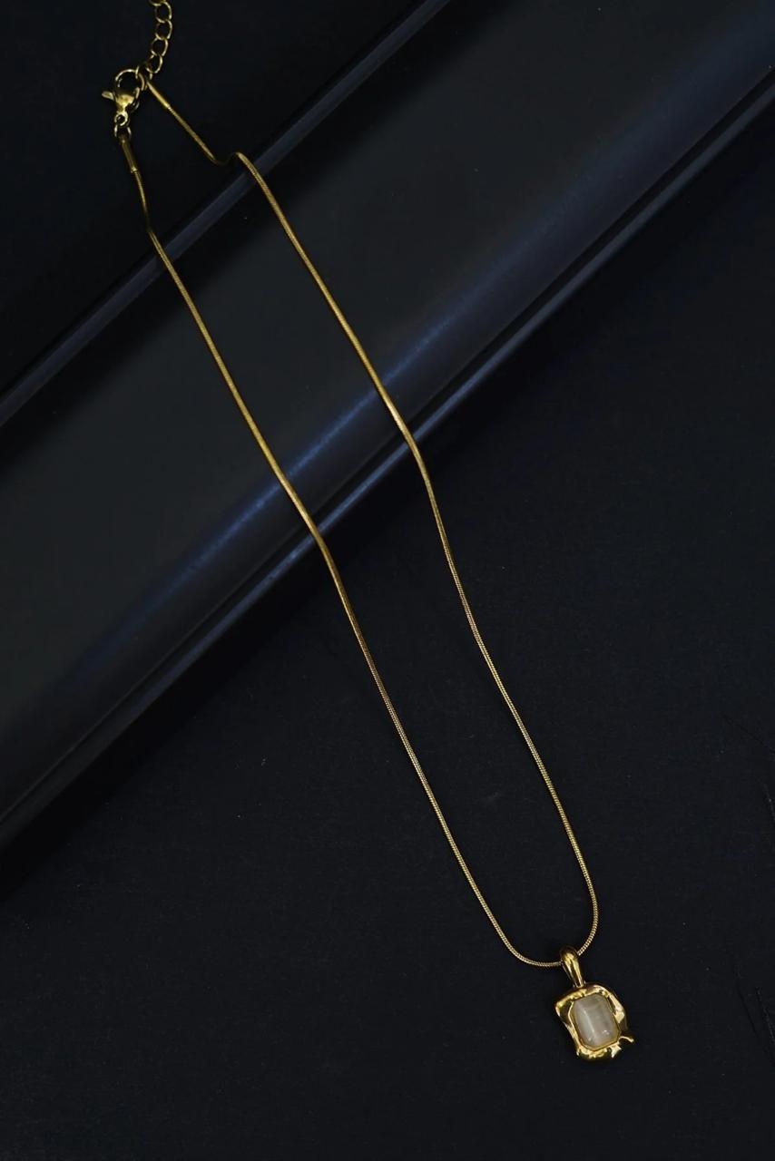 Stone Drop Necklace